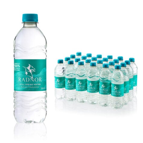 Bottle Plain Cap 500ml 100% Recycled Plastic