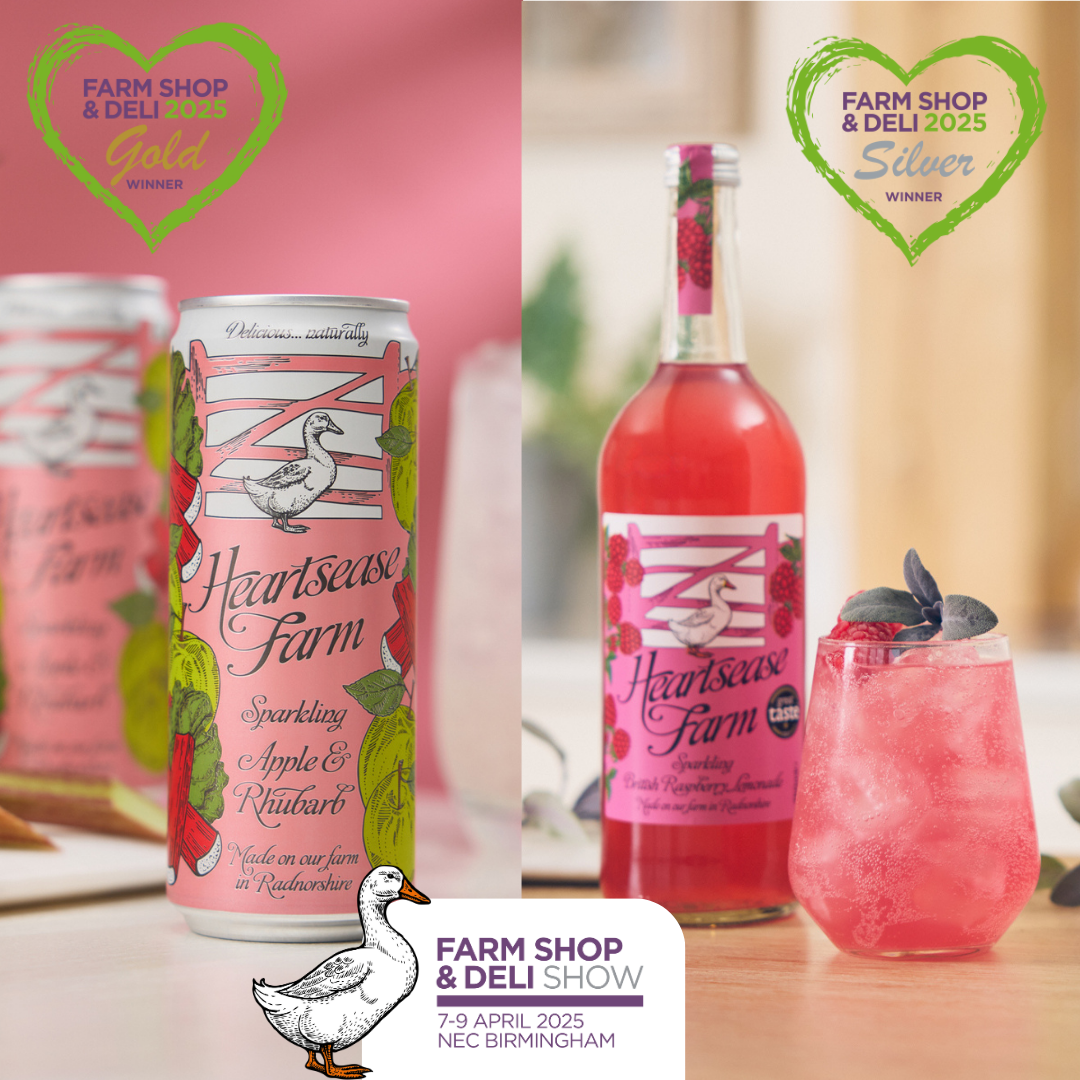 Heartsease Farm scoops two awards at the Farm Shop & Deli Show 2025