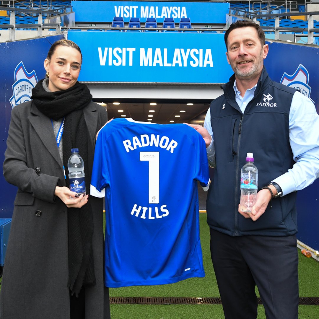 Radnor Hills becomes Official Water Partner of Cardiff City FC